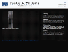 Tablet Screenshot of fosterwilliams.com